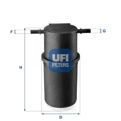 Kraftstofffilter UFI 24.144.00 von UFI