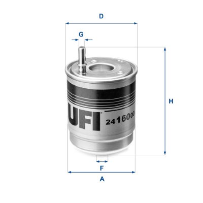 Kraftstofffilter UFI 24.160.00 von UFI