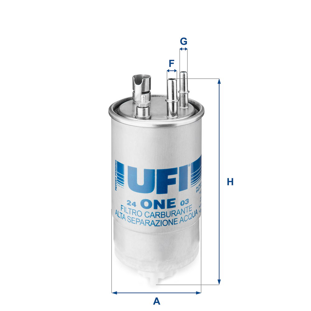 Kraftstofffilter UFI 24.ONE.03 von UFI