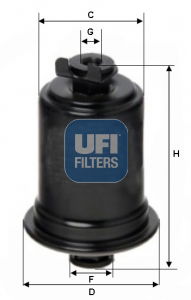 Kraftstofffilter UFI 31.523.00 von UFI