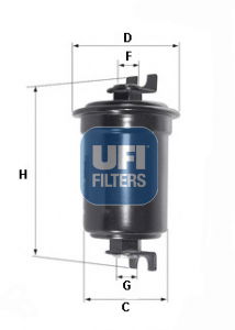 Kraftstofffilter UFI 31.525.00 von UFI