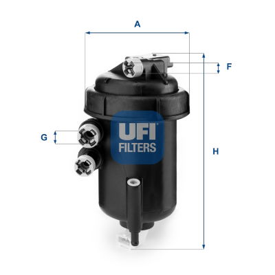 Kraftstofffilter UFI 55.127.00 von UFI