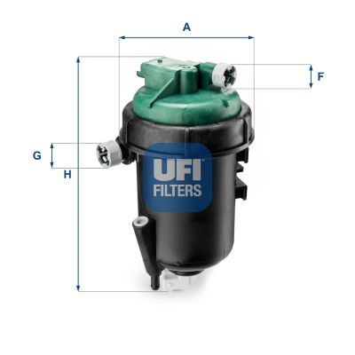 Kraftstofffilter UFI 55.145.00 von UFI