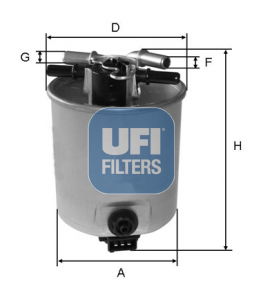 Kraftstofffilter UFI 55.393.00 von UFI