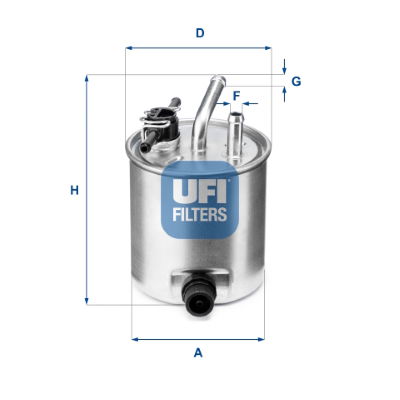 Kraftstofffilter UFI 55.582.00 von UFI