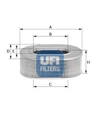 Luftfilter UFI 27.086.00 von UFI