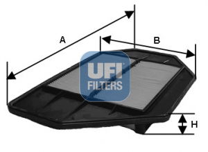 Luftfilter UFI 30.360.00 von UFI