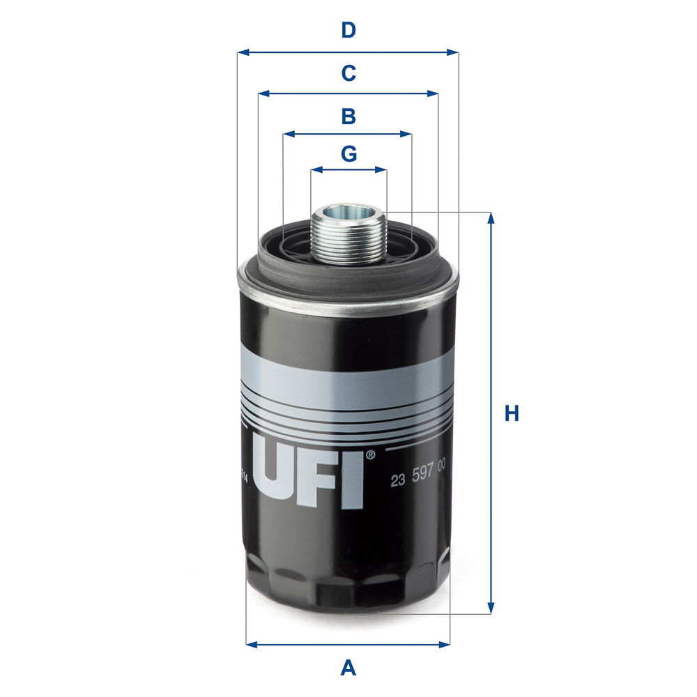 Ölfilter UFI 23.597.00 von UFI