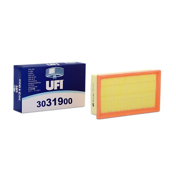 UFI Luftfilter RENAULT,NISSAN 30.319.00 8200399214,8200437229,16546BC40A Motorluftfilter,Filter für Luft 16546BN70A,2232400QAB,165460588R,1654600QAR von UFI