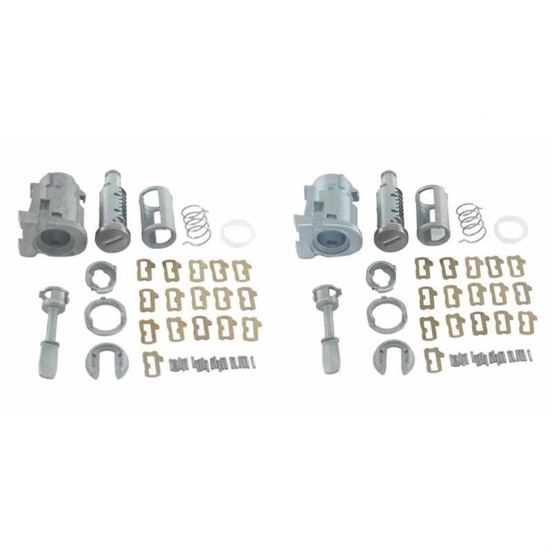 604837167/168 Links RECHTS TÜRSCHLOSS Barrel Zylinder Für VW Für Golf IV MK4 Für Bora Für Polo Für Skoda Für Fabia Zentralverriegelung Stellelement(L-R Repair Set) von UFITIDU