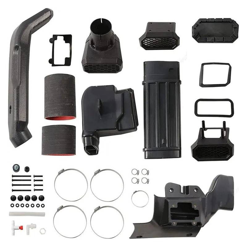 Auto Luftansaugschlauch Für Jeep Für Wrangler JL 2018 2019 2020 2021 2022 2023 2024 Auto Außen Air Ram Intake System Schnorchel 4x4 Kit Off Road Waten Atem Schlauch Rohr Lufteinl von UFITIDU