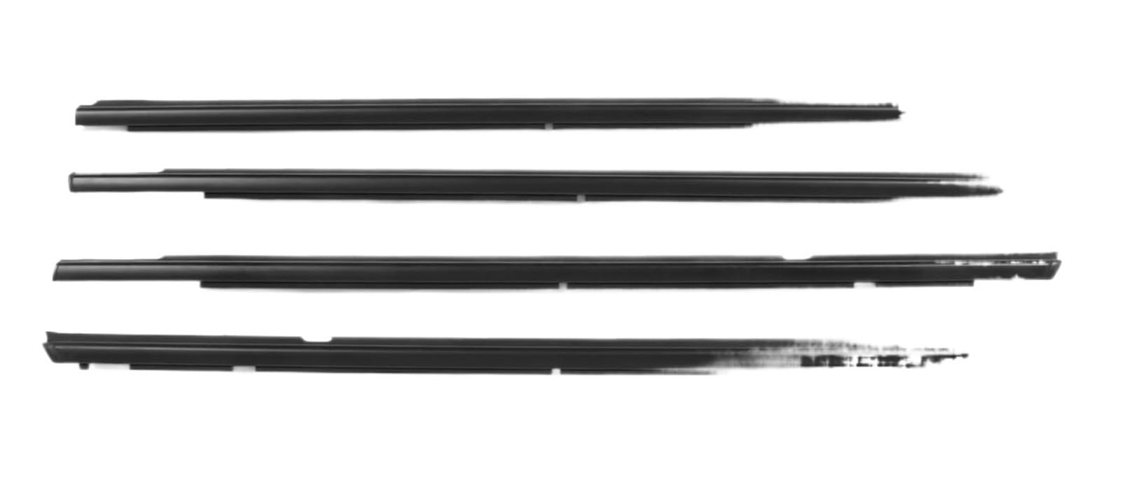 Auto Türdichtung Für Mitsubishi Für Lancer 2008-2012 2013 2014 2015 2016 2017 Außerhalb Fenster Dichtungs Gürtel Vorne Hinten Tür Gürtel Moulding Autotür Dichtungsstreifen von UFITIDU