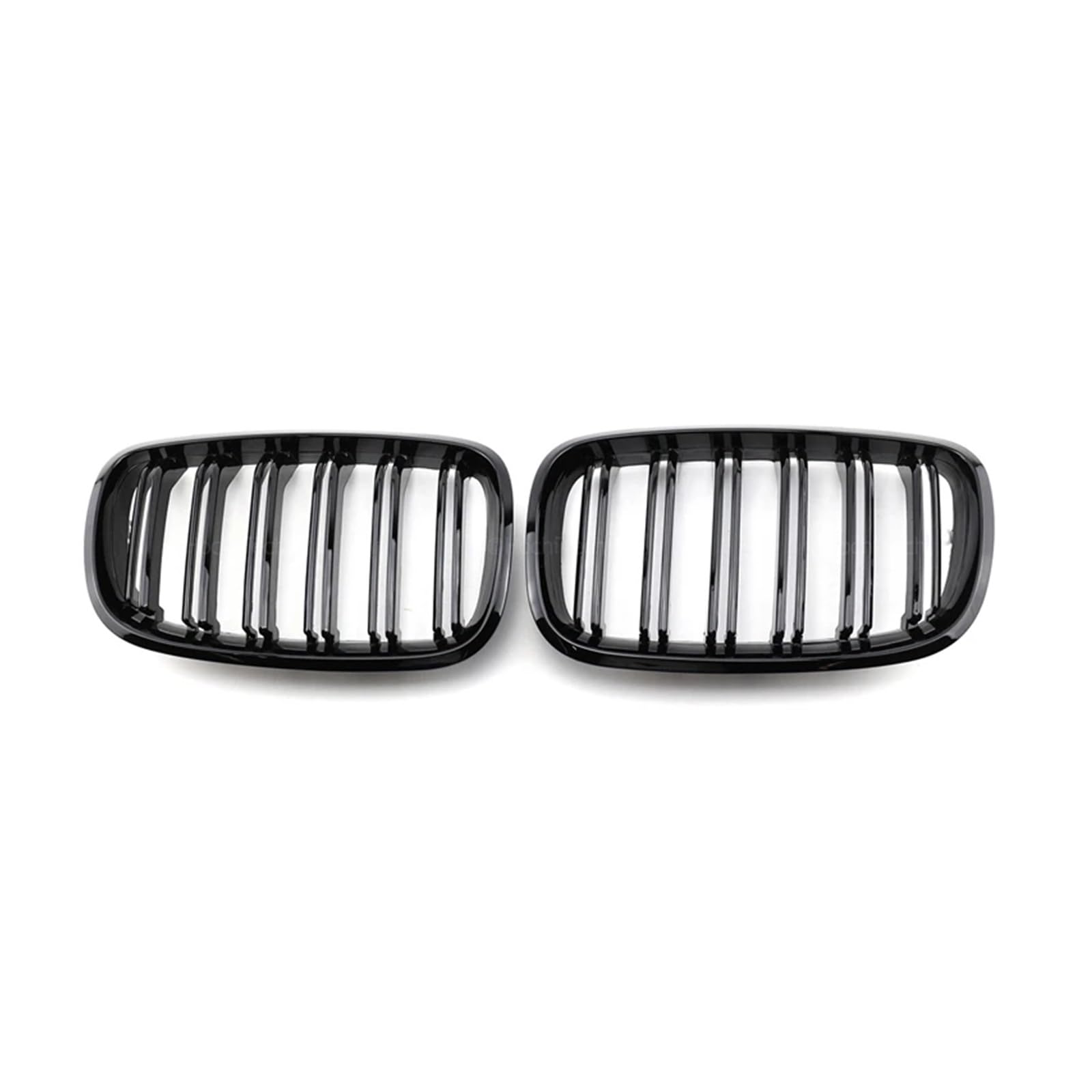 Front Kühlergrille 2 Stücke Für X5 E70 2007-2013 X6 E71 E72 2008-2014 Auto Stil Glanz Schwarz Front Niere Doppel Lamellen Grill Grill Auto Zubehör Frontgrill von UFITIDU