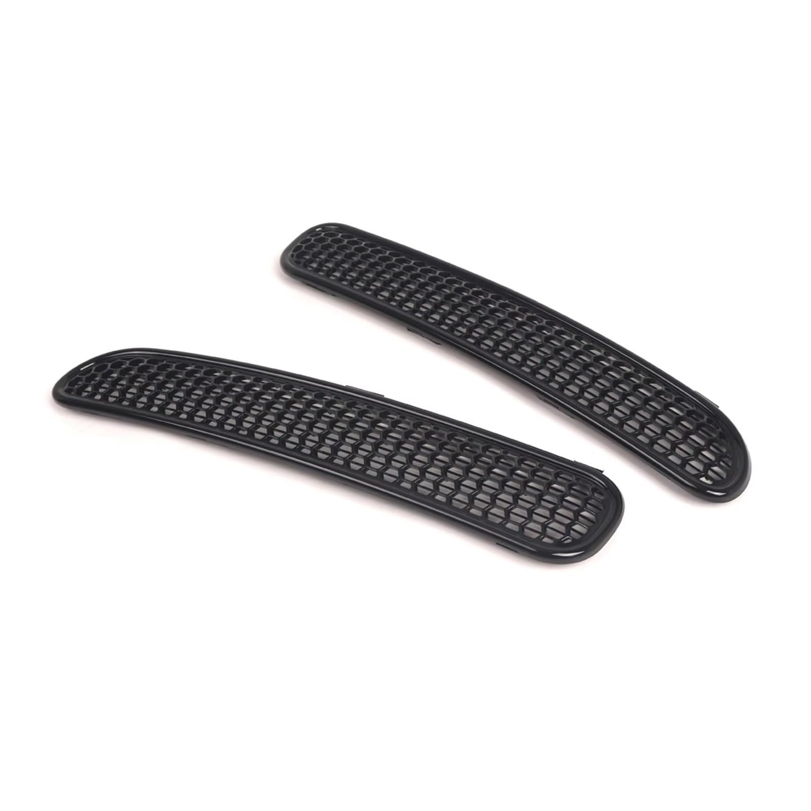 Front Kühlergrille 2-teiliges Scuttle Panel Vent Trims Gitter Einfach Zu Installierende LKW-Autodekoration 51137122505 Für Für Mini R53 09/2000-11/2006 Auto Frontgrill von UFITIDU