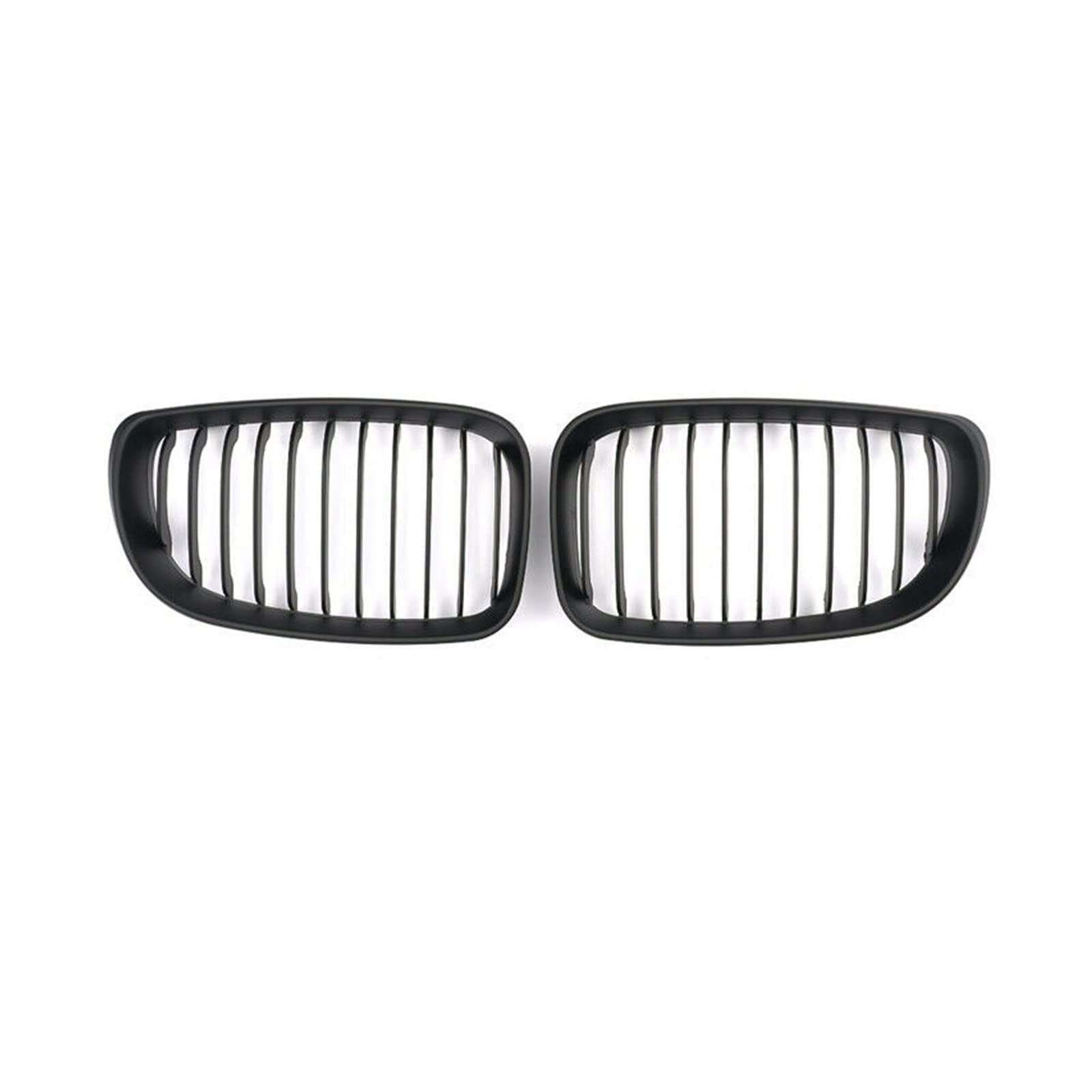 Front Kühlergrille Auto-Nierengrill Dual-Single-Lamellen Schwarzer Sport-Renngrill Für 1er E81 E82 E87 E88 2008 2009 2010 2011 2012 2013 Autozubehör Frontgrill(Kidney Grille 4) von UFITIDU