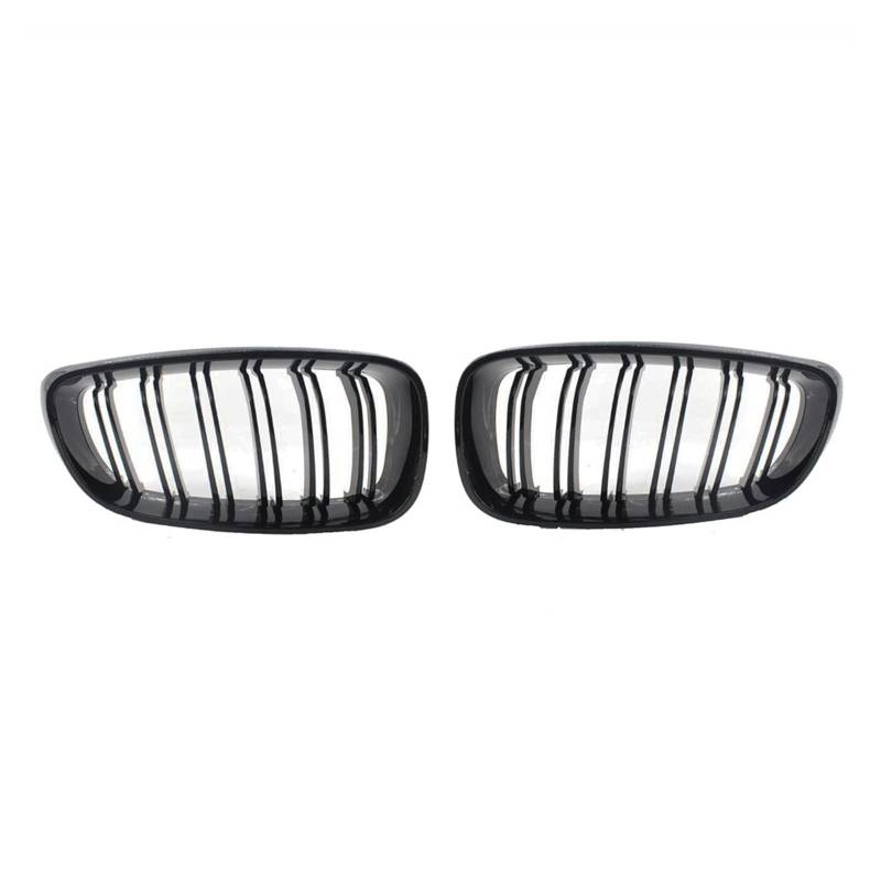 Front Kühlergrille Carbon Faser Farbe Front Stoßstange Niere Grill Gitter Für 3 Serie GT F34 2013-2016 2017 2018 2019 2020 320i 328i 335i XDrive Doppel Linie Frontgrill(Glossy Black) von UFITIDU