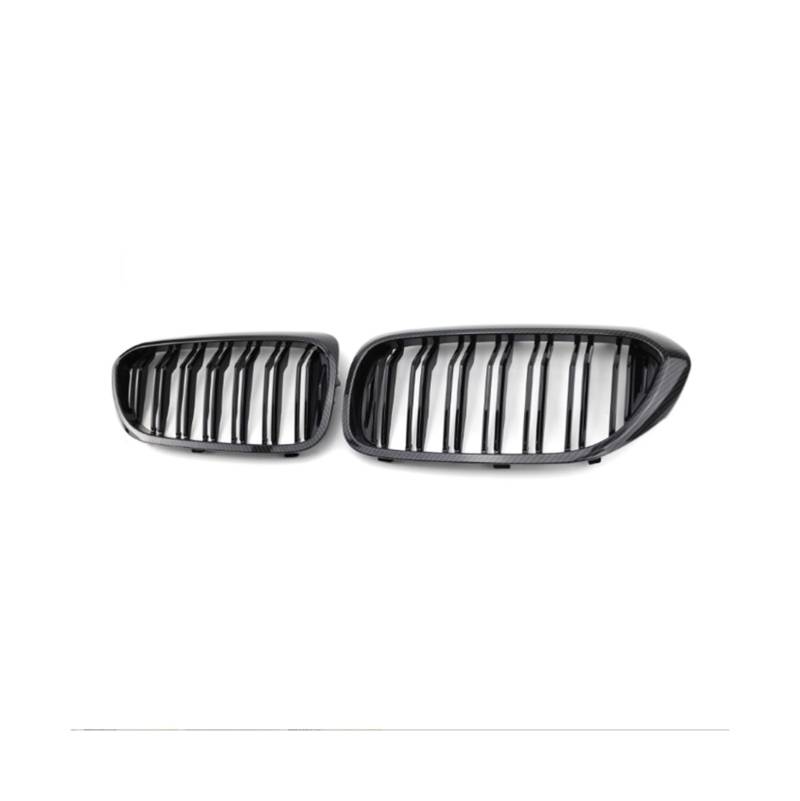 Front Kühlergrille Frontgrills Für 5er G30 G38 2017–2020 Glänzend Schwarzer Diamant-Nierengrill Ersatz-Racing-Frontstoßstangengitter Frontgrill(Kohlefaser) von UFITIDU