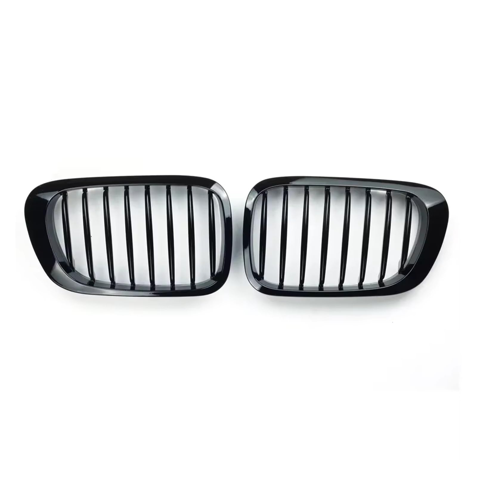 Front Kühlergrille Frontnierengrill Glänzend Schwarz Autozubehör Passend Für 3er-Serie E46 Coupé 2-türig 1998 1999 2000 2001 Frontgrill von UFITIDU