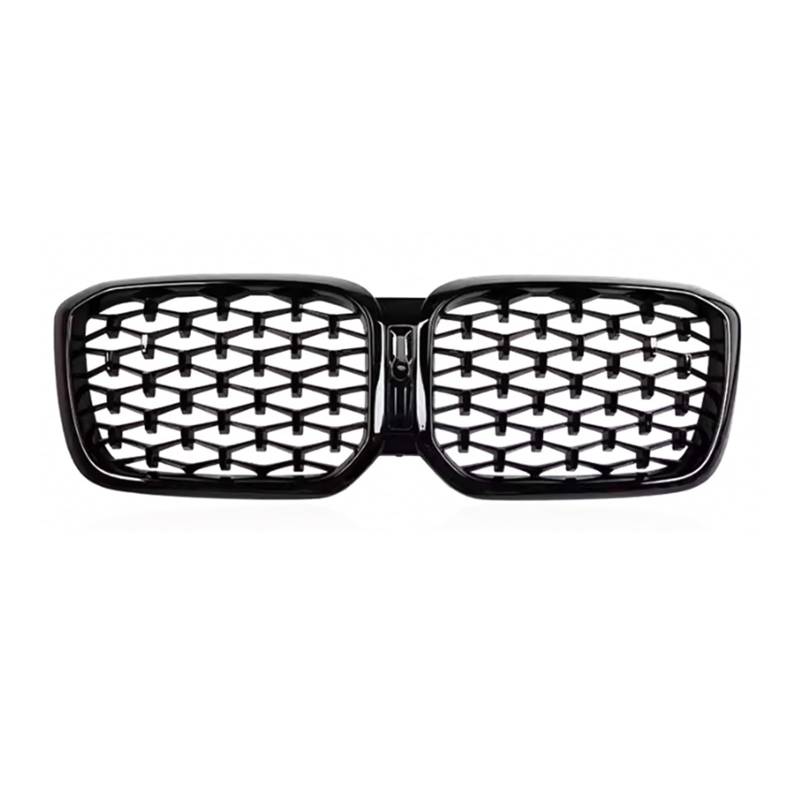 Front Kühlergrille Für X3 G01 X4 G02 LCI 2022 2023 2024 Auto Front Nieren Grills Glanz Schwarz Grille Racing Grill ABS Kunststoff Frontgrill(Schwarz) von UFITIDU