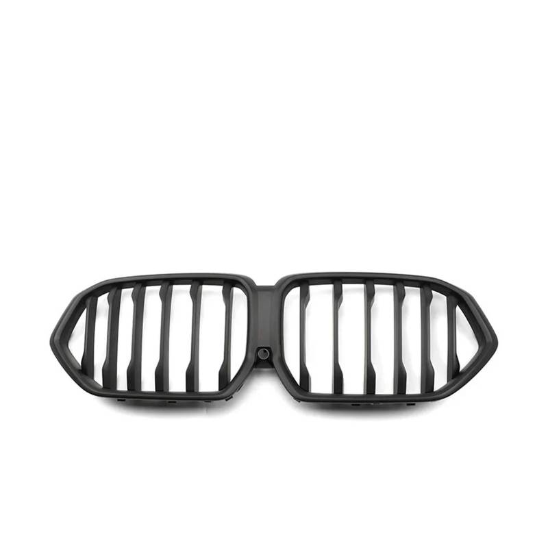 Front Kühlergrille Für X6 Serie G06 2019-2023 Auto Vorderen Stoßfänger Nierengrill Einzel Doppellamelle ABS Ersatz Rennsportgrill Autozubehör Frontgrill(Single Matte Black) von UFITIDU