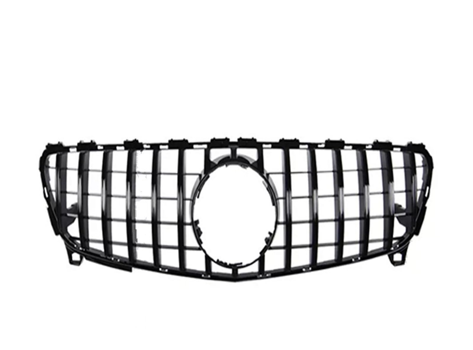 Front Kühlergrille Kühlergrill, Rennsport-Stoßstangengrill, Sport-Modifikation Mittelhaube Netzdekoration Ersatz Für Benz GLA X156 2014 2015 2016 2017 2018 2019 Frontgrill(2017-2019 GT Balck) von UFITIDU