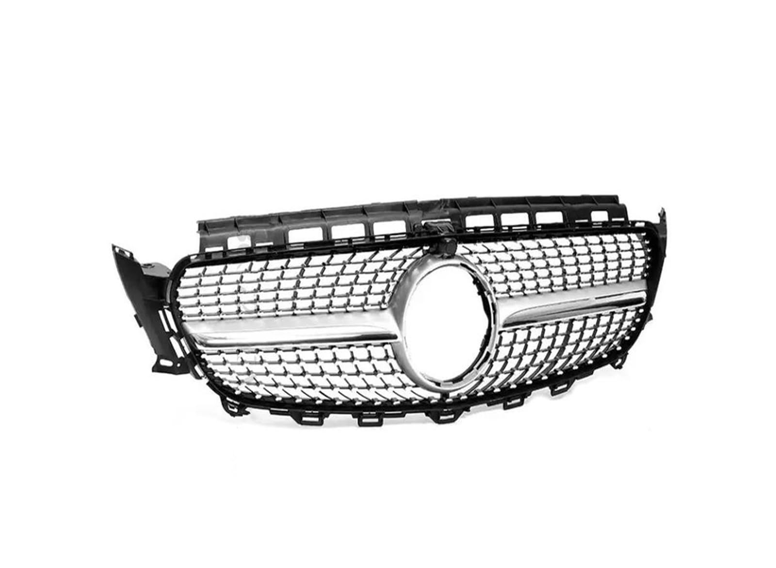 Front Kühlergrille Kühlergrill Für Die Vordere Stoßstange Haubengrill Für W213 C238 A238 E-Klasse E300 E200 E260 2016–2020 Perfekt Passend Für E63 GT Diamant-Stil Frontgrill(Diamond Silvery) von UFITIDU