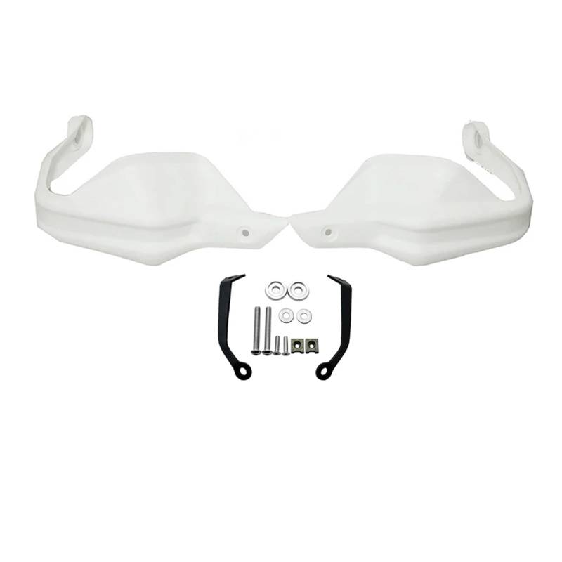 Handprotektoren 1 Paar Motorrad Handprotektoren Für CFMOTO 400GT 650GT 800MT 650MT 400MT Motorrad Zubehör Lenker Handschützer Protektoren Handschützer(Handguard White White Grey Set) von UFITIDU