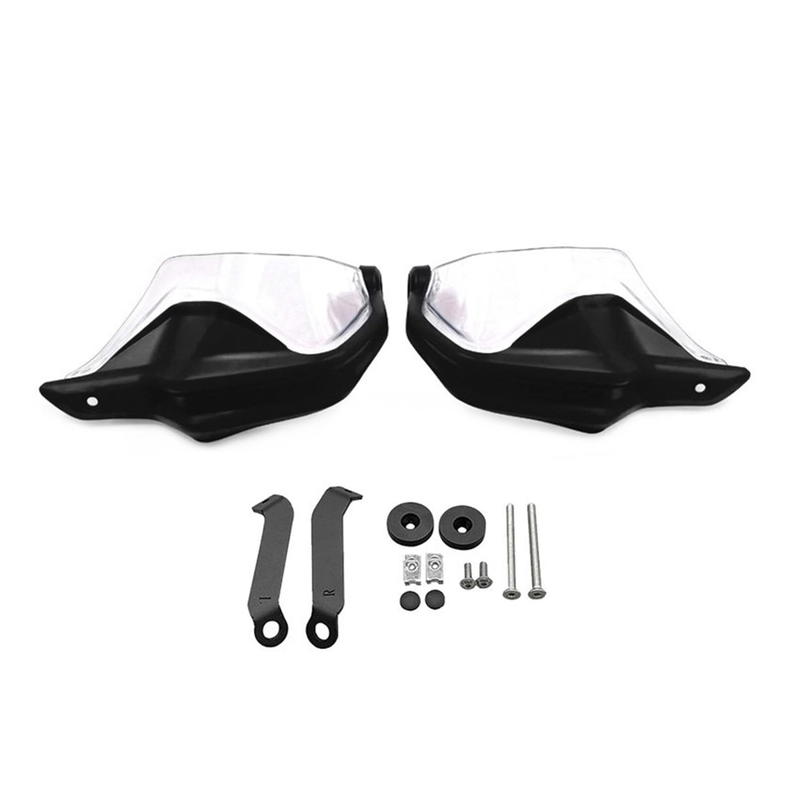 Handprotektoren Für NC750X DCT NC750S NC700X NC 750 X 2013-2021 2022 Motorrad Handprotektoren Schild Guards Windschutzscheibe Hand Wind Schutz Handschützer(Black Clear Set) von UFITIDU