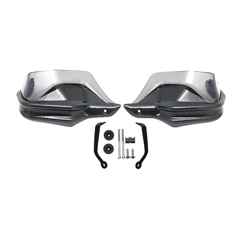 Handprotektoren Für TRANSALP750 XL750 TRANSALP 750 Hand Schutz Motorrad Handprotektoren Lenker Wachen Windschutzscheibe Handschützer(Carbon Grey Set) von UFITIDU