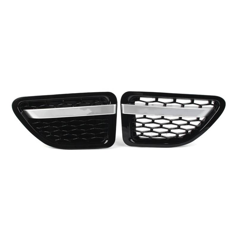 Kühlergrill 2PCS Für Land Für Rover L320 Für Range Für Rover Sport 2005-2009 2010-2013 Auto Vorderseite Fender Air Vent Grille Grill Zubehör Frontgrill(2005-2009 Style 2) von UFITIDU