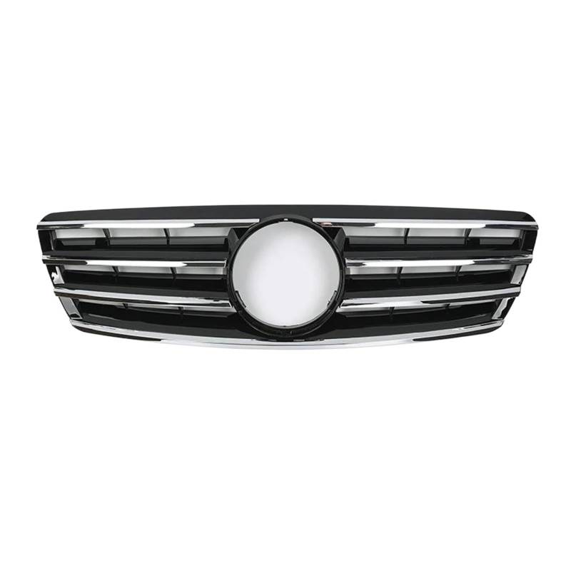 Kühlergrill Frontgrill Für Benz B-Klasse W246 2012-2014 B180 B200 B250 Chrom Silber Diamanten Stil Grille Glänzend Schwarz Für GTR Frontgrill(S-Chrome Black) von UFITIDU