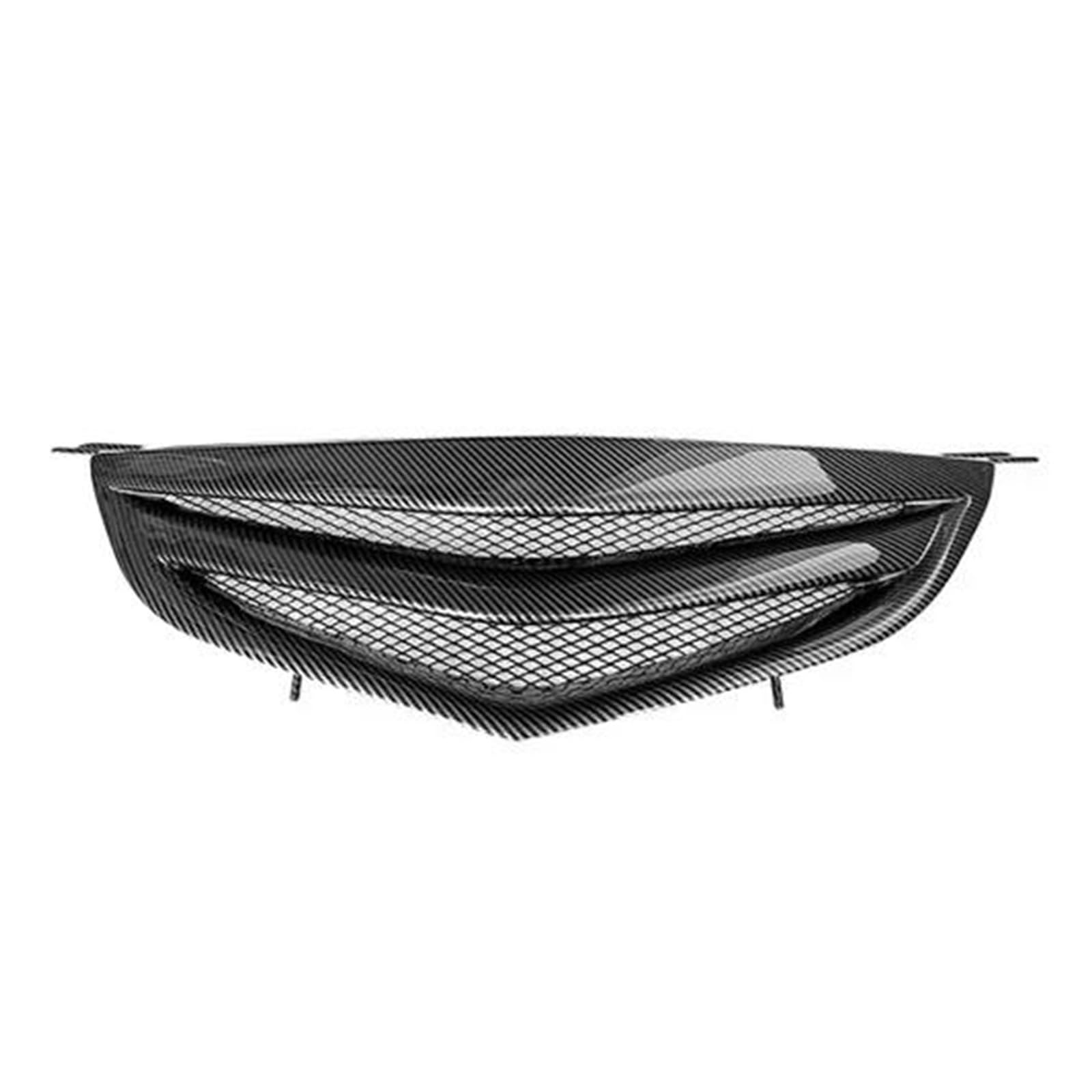 Kühlergrill Für Mazda 3 Limousine 2006-2012 Abdeckung Kein Auto Abzeichen Racing Grill Stoßstange Mesh Front Grill Automobil Umrüstung Zubehör Frontgrill(Carbon Surface B) von UFITIDU