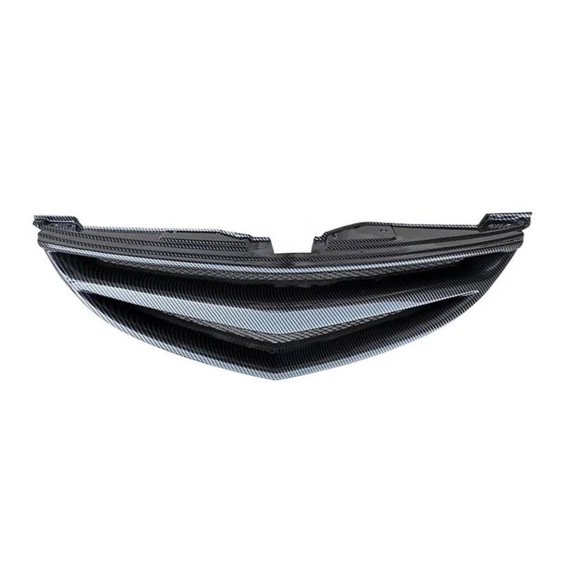 Kühlergrill Für Zweite Für Generation Für Mazda 6 2009-2013 Racing Grill Stoßstange Carbon Oberfläche Mesh Front Grill Dekorative Abdeckung Refit Zubehör Frontgrill(Carbon Surface) von UFITIDU