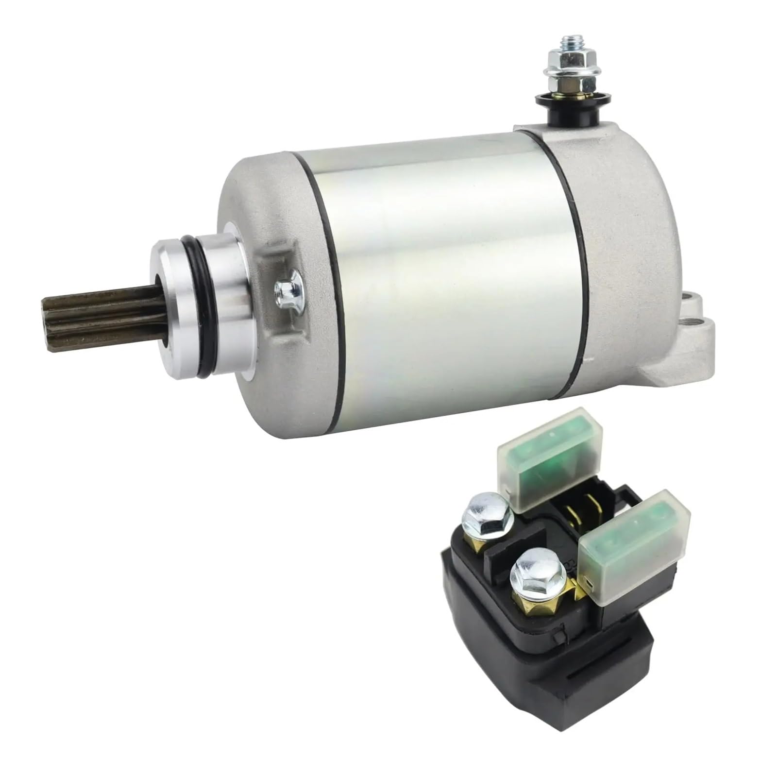 Starter Motor 2 STÜCKE OEM: 2C0-81890-00-00 2C0-81940-00 Anlasser Und Relaissatz Motorrad Für YZF-R6 YZF R6 2006 2007 2008 2009 2010 2011 2012 2013 2014 2015 2016 Motor Starten von UFITIDU