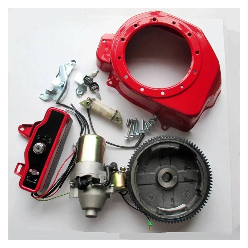 Starter Motor FÜR LiFan 170F GX160 GX200 5.5HP 6.5HP 7HP 2KW 3KW Generator GEHÄUSE Starter Motor SCHWUNGRAD ELEKTRISCHE Start Kits 168F Motor Starten von UFITIDU