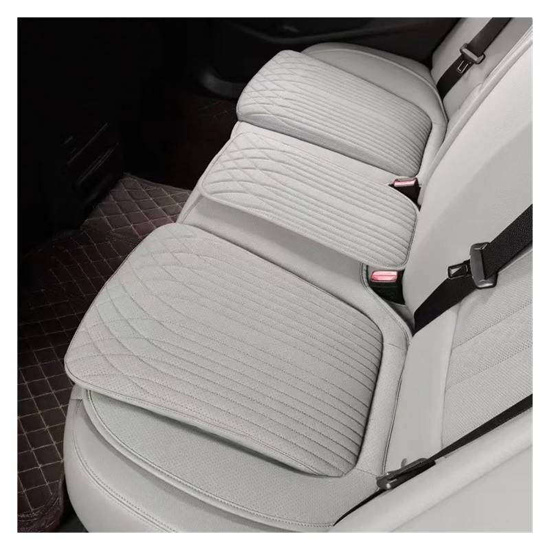 UFITIDU Auto Sitzbezug Autositzkissen Leder Nutzfahrzeug Rutschfestes Stützpolster Universal High Rebound Schwamm Sitzbezug 54 cm Atmungsaktiv Auto Schonbezüge(Rear seat Cushion A) von UFITIDU