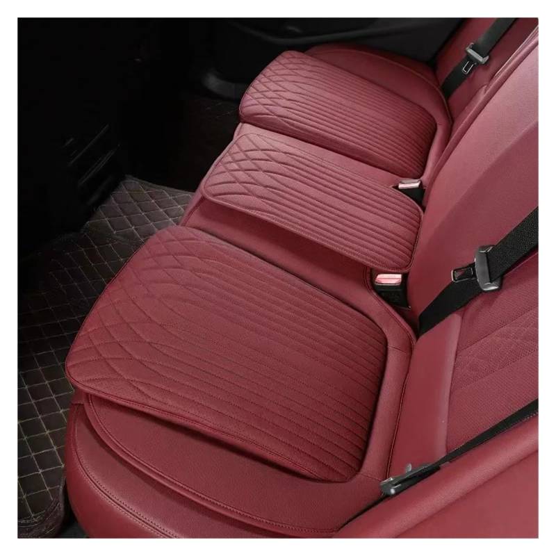 UFITIDU Auto Sitzbezug Autositzkissen Leder Nutzfahrzeug Rutschfestes Stützpolster Universal High Rebound Schwamm Sitzbezug 54 cm Atmungsaktiv Auto Schonbezüge(Rear seat Cushion C) von UFITIDU