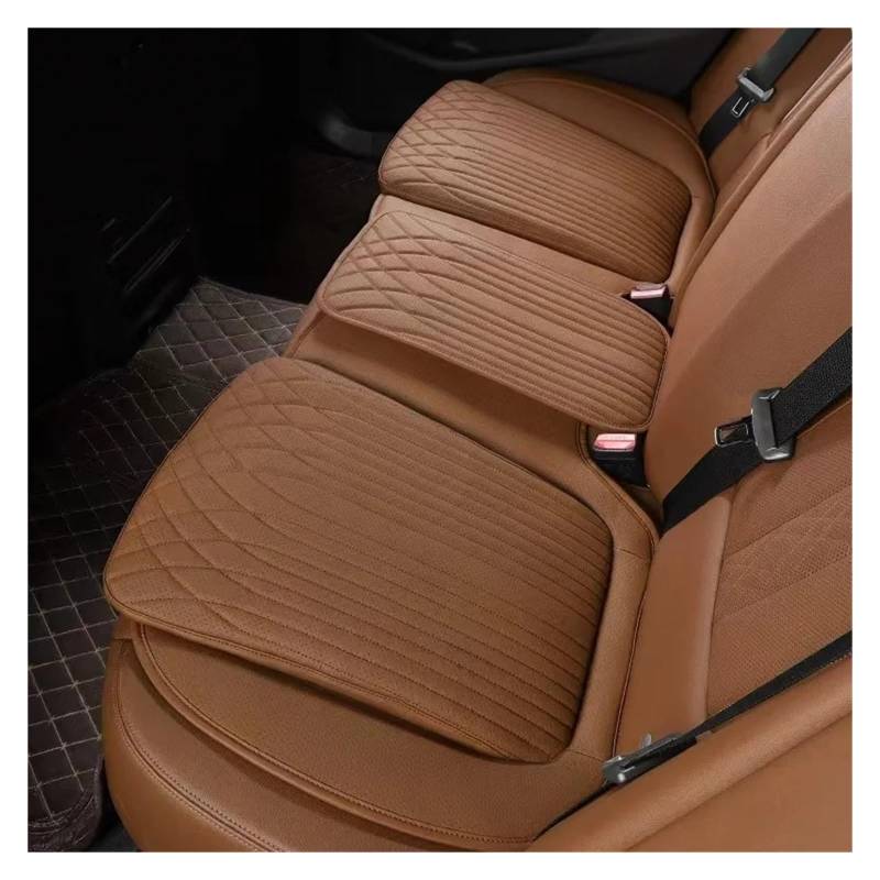 UFITIDU Auto Sitzbezug Autositzkissen Leder Nutzfahrzeug Rutschfestes Stützpolster Universal High Rebound Schwamm Sitzbezug 54 cm Atmungsaktiv Auto Schonbezüge(Rear seat Cushion D) von UFITIDU