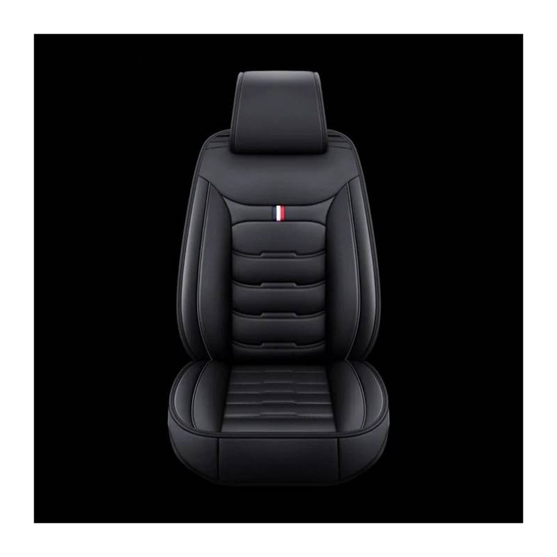 UFITIDU Auto Sitzbezug Autozubehör Für Alle Modelle Für Captur Für Logan Für Kadjar Trafic Für Scenic Armlehne Megane Leder-Autositzbezug Auto Schonbezüge(1 seat Black) von UFITIDU