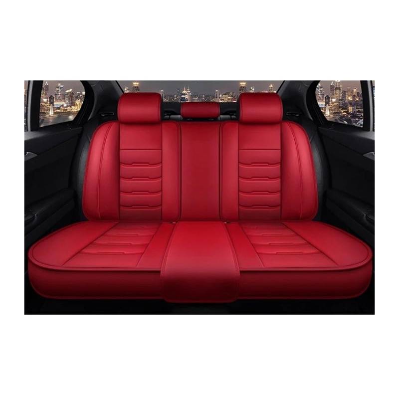 UFITIDU Auto Sitzbezug Autozubehör Für Alle Modelle Für Captur Für Logan Für Kadjar Trafic Für Scenic Armlehne Megane Leder-Autositzbezug Auto Schonbezüge(Rear seat Cover) von UFITIDU