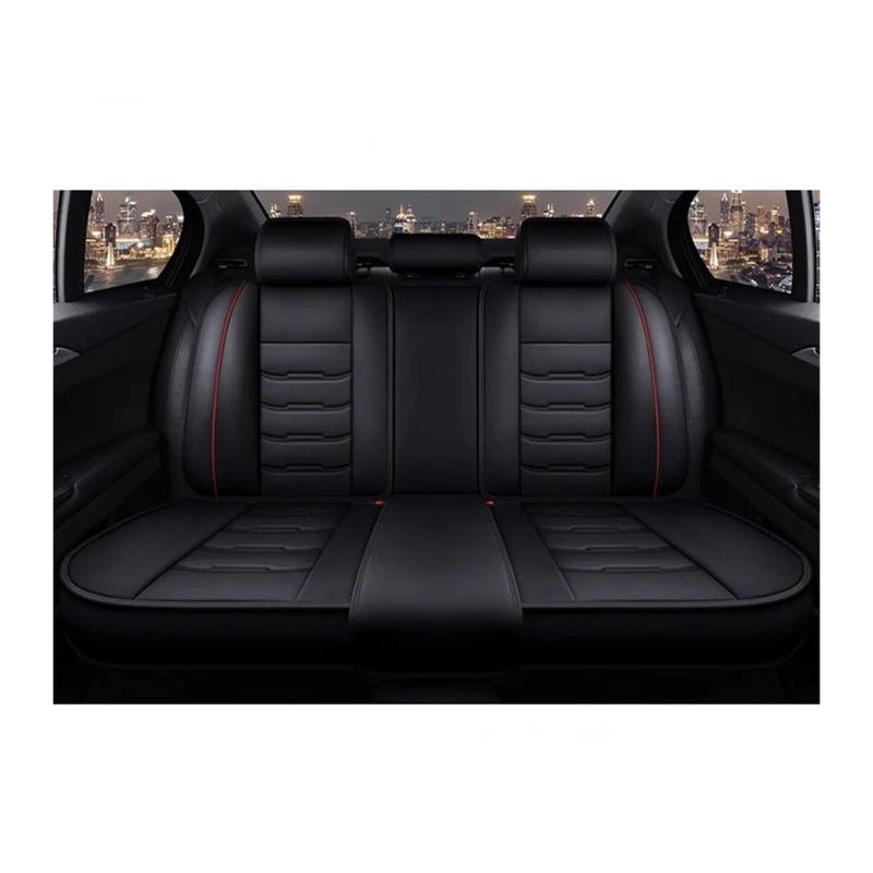 UFITIDU Auto Sitzbezug Autozubehör Für Alle Modelle Für Captur Für Logan Für Kadjar Trafic Für Scenic Armlehne Megane Leder-Autositzbezug Auto Schonbezüge(Rear seat Cover 1) von UFITIDU