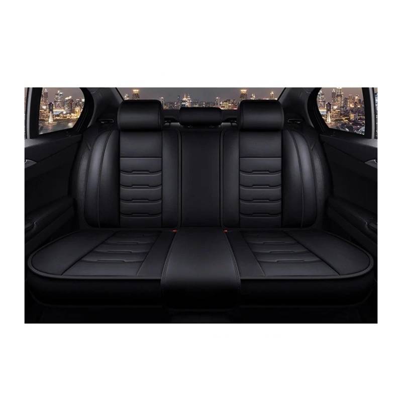 UFITIDU Auto Sitzbezug Autozubehör Für Alle Modelle Für Captur Für Logan Für Kadjar Trafic Für Scenic Armlehne Megane Leder-Autositzbezug Auto Schonbezüge(Rear seat Cover 2) von UFITIDU