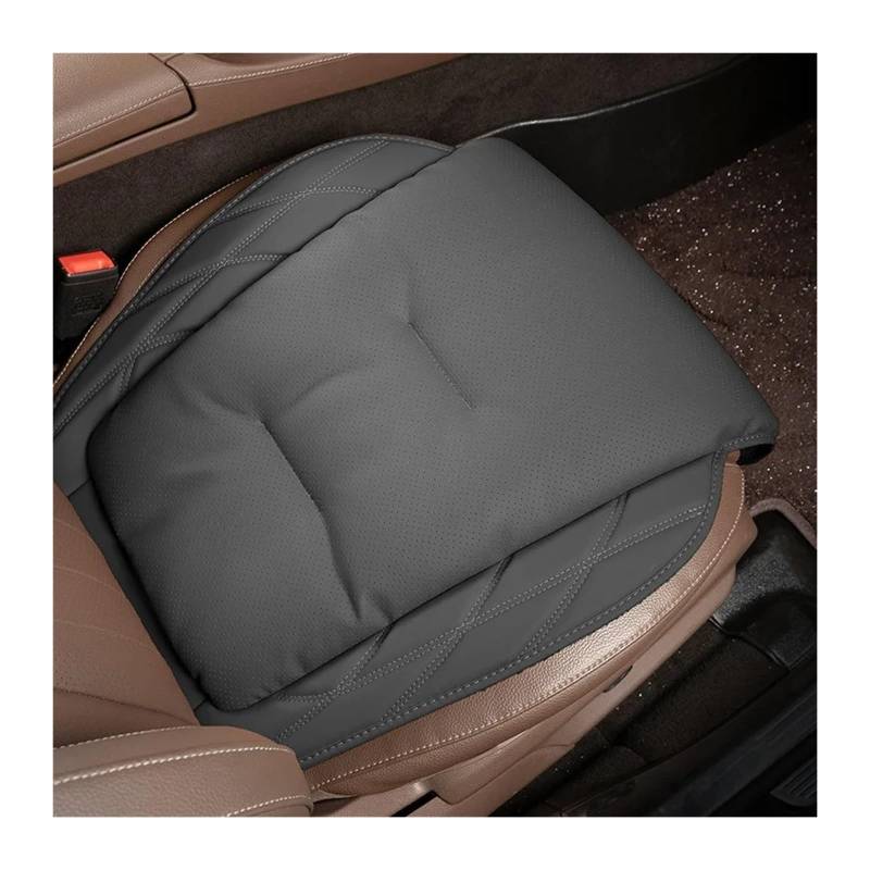 UFITIDU Auto Sitzbezug Für Autositzkissen Hauptfahrer Universal Vierjahreszeiten-Sitzkissen Passende Sitzbezüge Leder Auto Schonbezüge(Cushion-Black) von UFITIDU