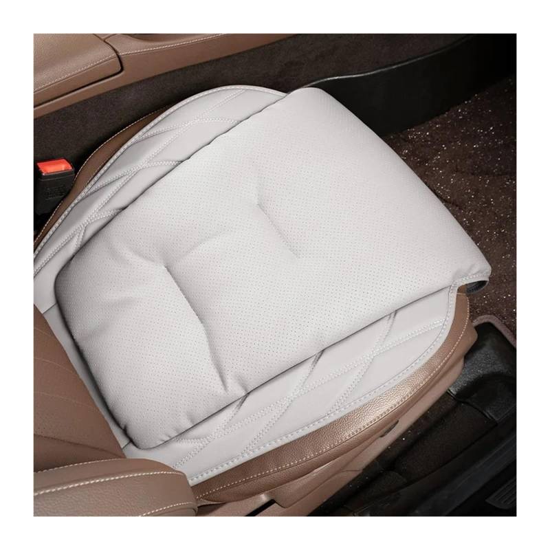 UFITIDU Auto Sitzbezug Für Benz Autositzkissen Hauptfahrer Universelles Vierjahreszeiten-Sitzkissen Passende Sitzbezüge Leder Auto Schonbezüge(Cushion-Grey) von UFITIDU