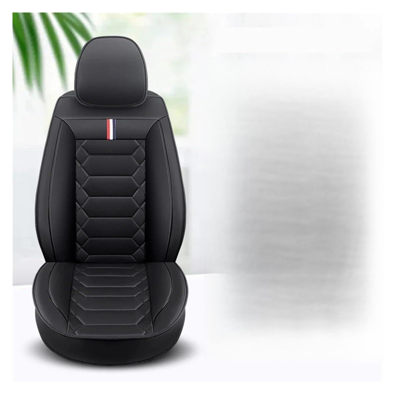 UFITIDU Auto Sitzbezug Für Borgward Alle Modell BX7 BX5 Auto Styling Auto Zubehör Sitz Auto Zubehör Universal Leder Auto Sitzbezug Auto Schonbezüge(Schwarz) von UFITIDU