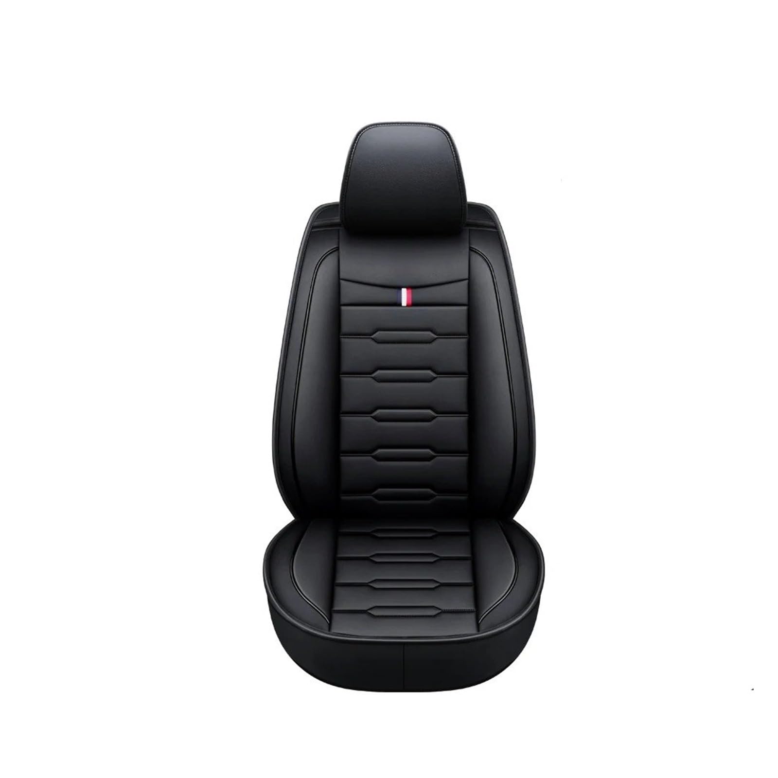 UFITIDU Auto Sitzbezug Für Clio Megane Fluence Für Duster Für Koleos Kangoo Für Talisman Laguna Universal Interior Auto Zubehör Leder Autositzbezüge Auto Schonbezüge(Black Front) von UFITIDU