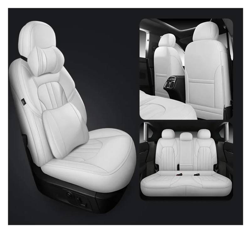 UFITIDU Auto Sitzbezug Für Isuzu Für D-MAX Für Mu-X Spezielle Auto-Sitzbezüge. Auto-Sitzbezüge Sind Geeignet Auto Schonbezüge(Tesla White2) von UFITIDU