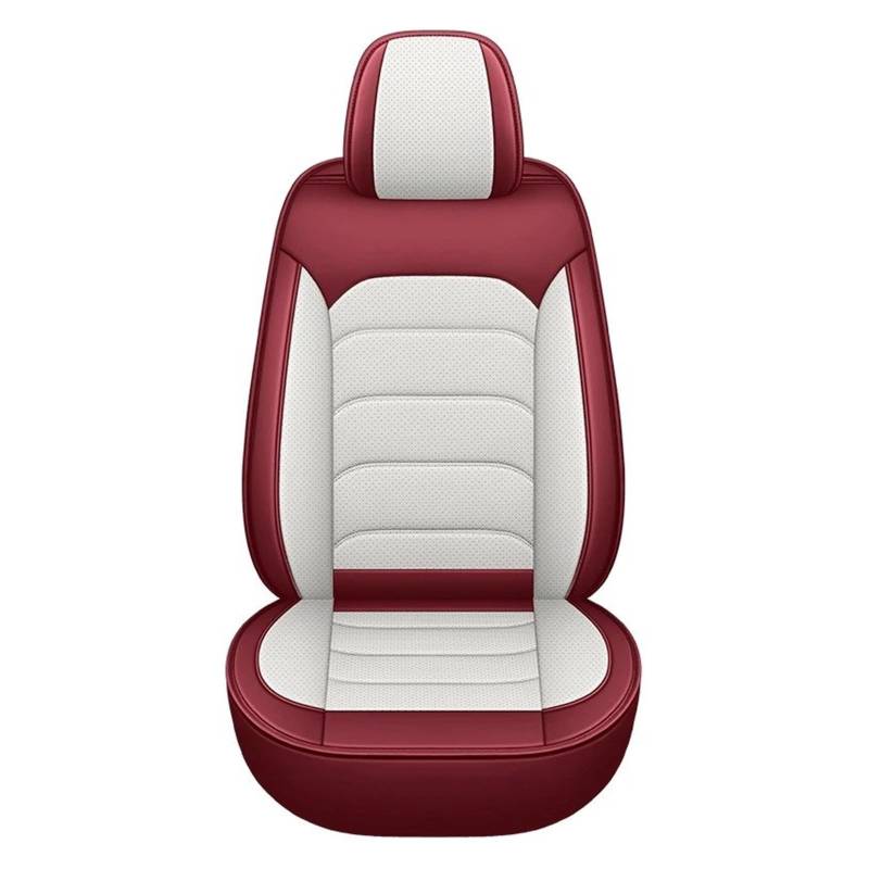 UFITIDU Auto Sitzbezug Für Kia K2 K3 K3S K4 K5 KX Für Cross KX3 KX5 KX7 KX1 Autozubehör Innendetails Sitzschutz Universal Style Autositzbezug Auto Schonbezüge(White red 1 seat) von UFITIDU