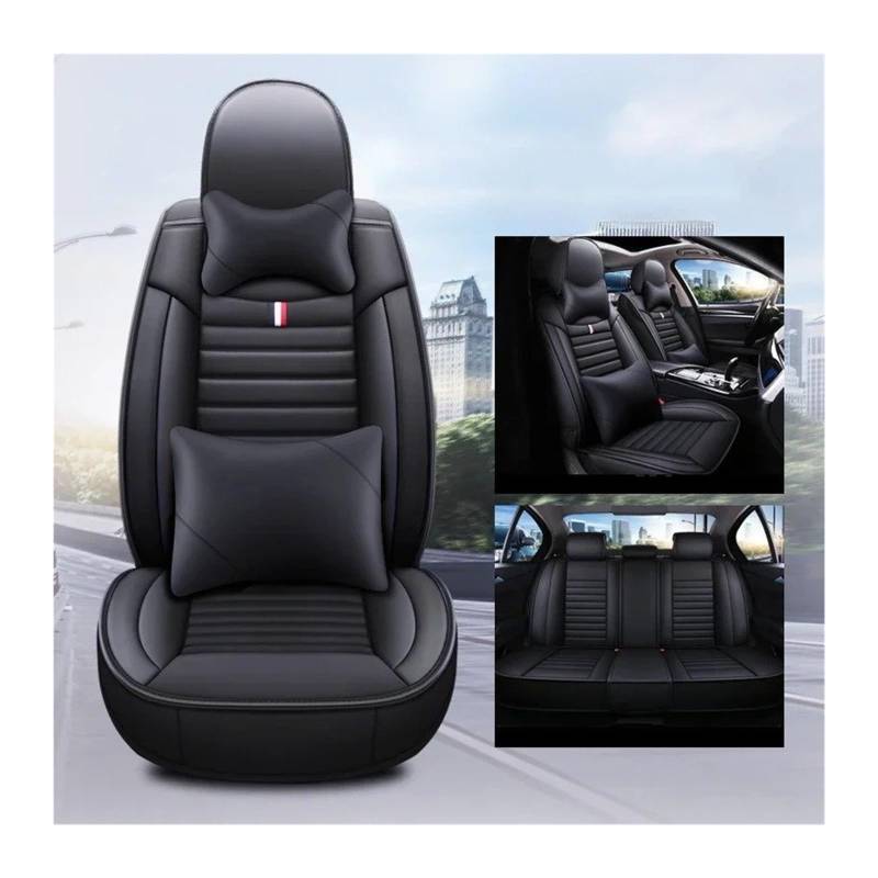 UFITIDU Auto Sitzbezug Für MG Für ZS EV MG3 MG5 MG6 MG7 GT HS RX5 5 Sitz Autositzbezüge Auto Zubehör Auto Waren Auto Schonbezüge(Black 5 Seats) von UFITIDU