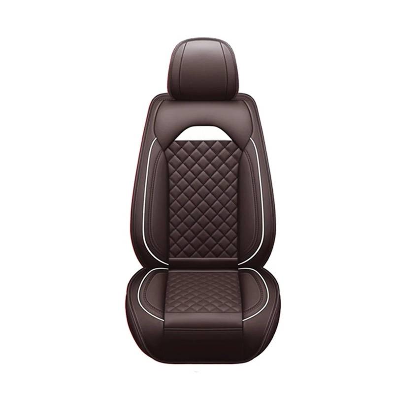 UFITIDU Auto Sitzbezug Für Mitsubishi Lancer L200 Carisma Für Eclipse Für Outlander 3 XL Für Space Für Star Zubehör Leder Auto Sitz Abdeckung Auto Schonbezüge(Coffee) von UFITIDU